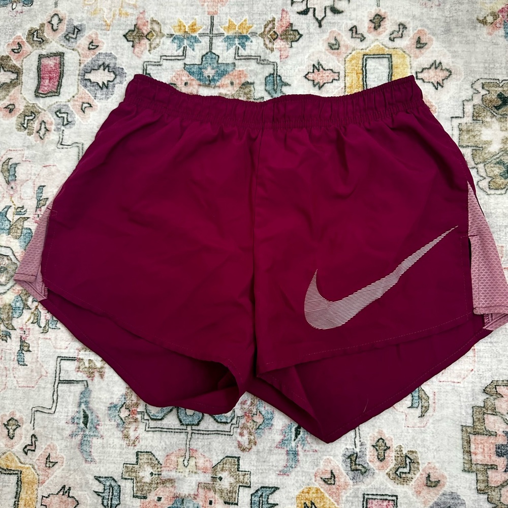 Nike Women's Maroon/Plum Athletic Shorts